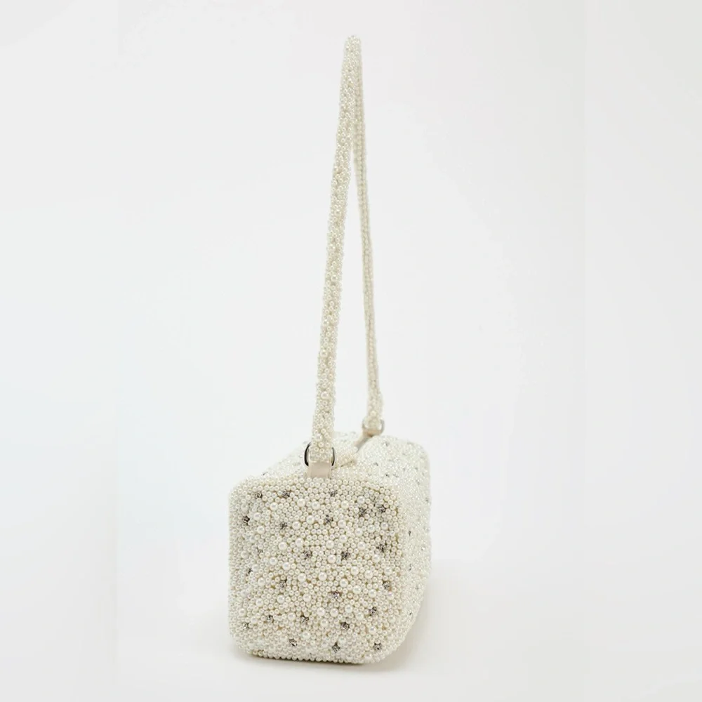 ZARA PEARL MINI DUFFEL BAG BRIDAL_4